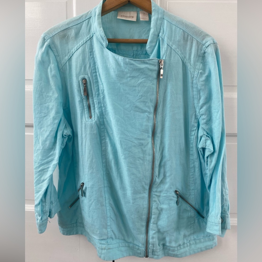 Women’s 100% linen jacket